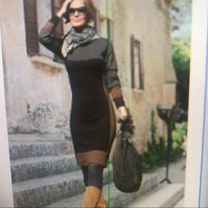 Women's Venus Color Block Knit Dress Size Medium